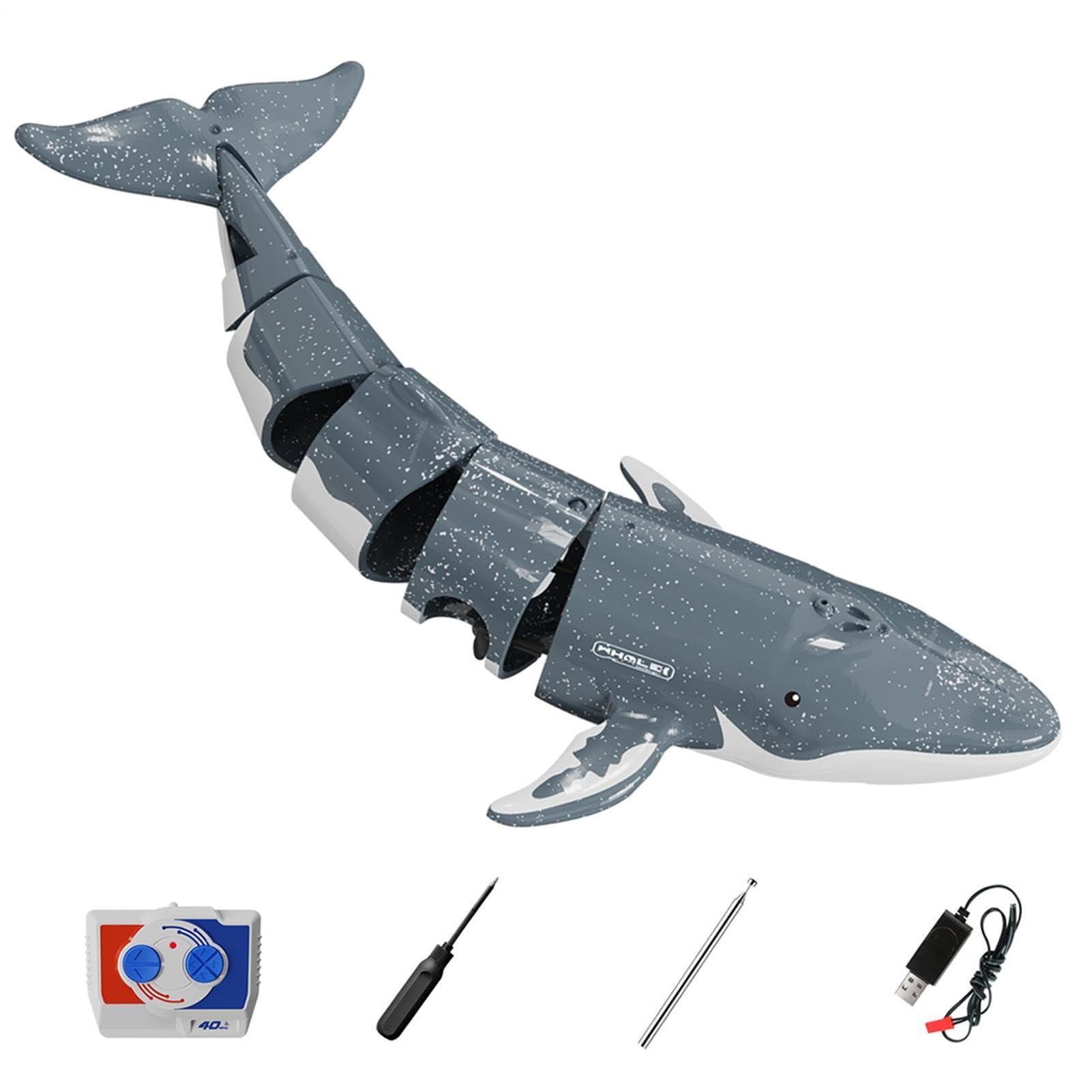 RC Diving Toy – Electric Shark Pool Toys, Kids Water Spout Whale Smart Gift