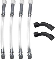 Vista 10 de Manguera de jarra de combustible de carreras Premium Mapleza, perfecta para tanques de combustible de tractor y Scribner, jarras de gasolina