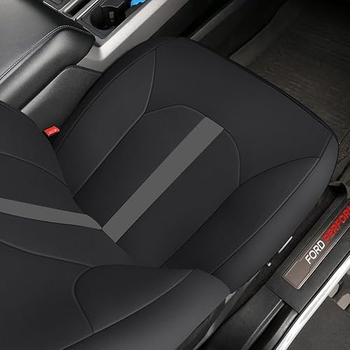 Miniatura 6 de GIANT PANDA - 1 par de fundas transpirables para asientos delanteros de automóvil, de ajuste universal, para camiones y SUV