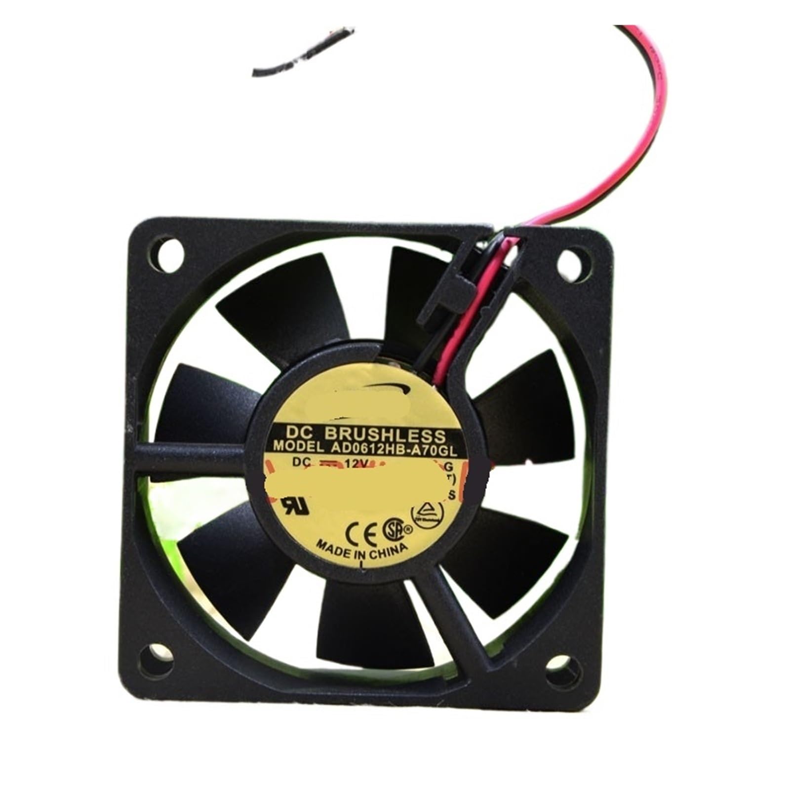 Ventilateur de refroidissement AD0612HB-A70GL 12V à forte pression statique 60x60x25mm