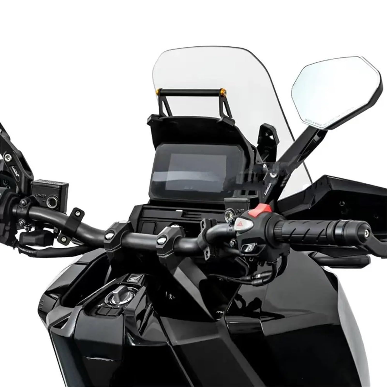 Uchwyt do nawigacji GPS Uchwyt nawigacyjny na szybę motocykla, uchwyt na telefon komórkowy, akcesoria pasujące do HONDA ADV350 X 2025- Motocyklowy uchwyt do nawigacji(22mm)