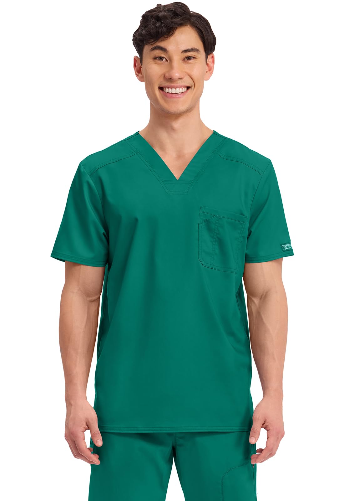 Cherokee mens Men's V-neck Top V-neck Top (pack of 1)