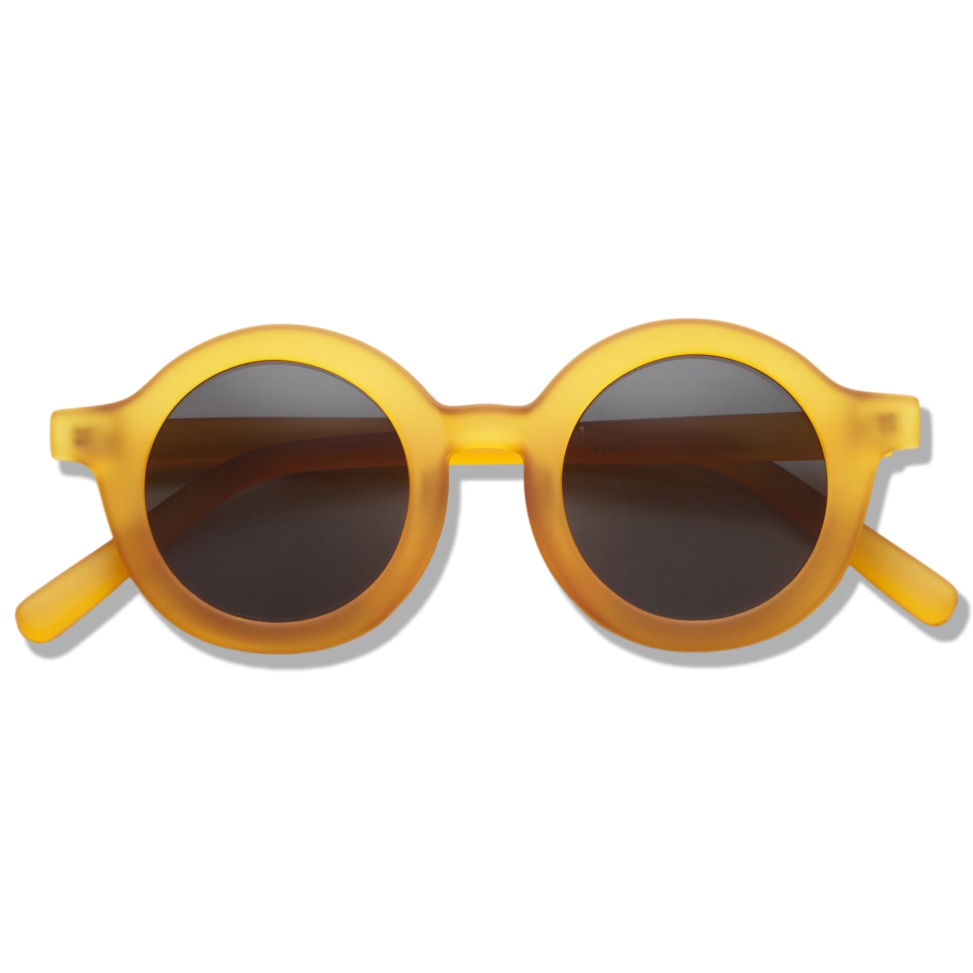 BABYMOCS Gafas de sol para bebé de 0 a 1,5 años, protección 100% UV400, cat. 3, marco de bioplastia reciclado, sin BPA, gafas de sol redondas para bebé, niños y niñas, diseño sueco, incluye bolsa