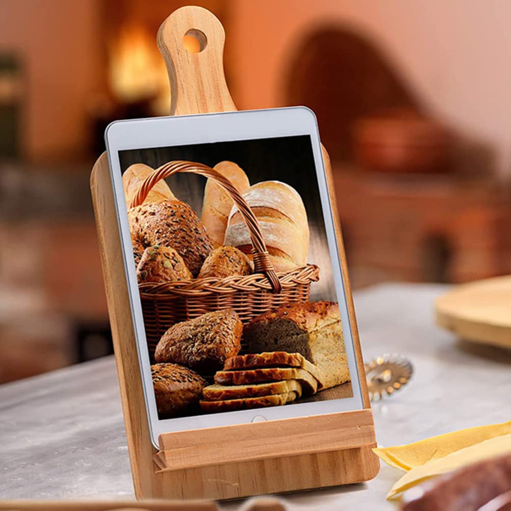 Cook Book Holder For Kitchen Counter PRETYZOOM Wooden Recipe Book Stand -  Stylish Kitchen Counter Cookbook Holder Cooking Book Stand Conversion Chart, image size:1003x1003