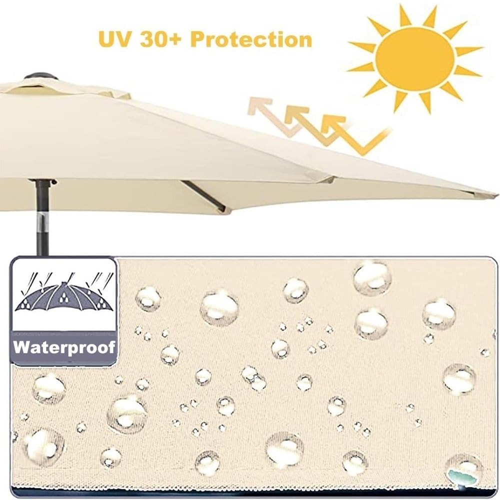 IMUNKT 6/8 Stutten Parasol Vervangende Hoes 200/230/250 IMUNKT 6/8 Stutten Parasol Vervangende Hoes 200/230/250