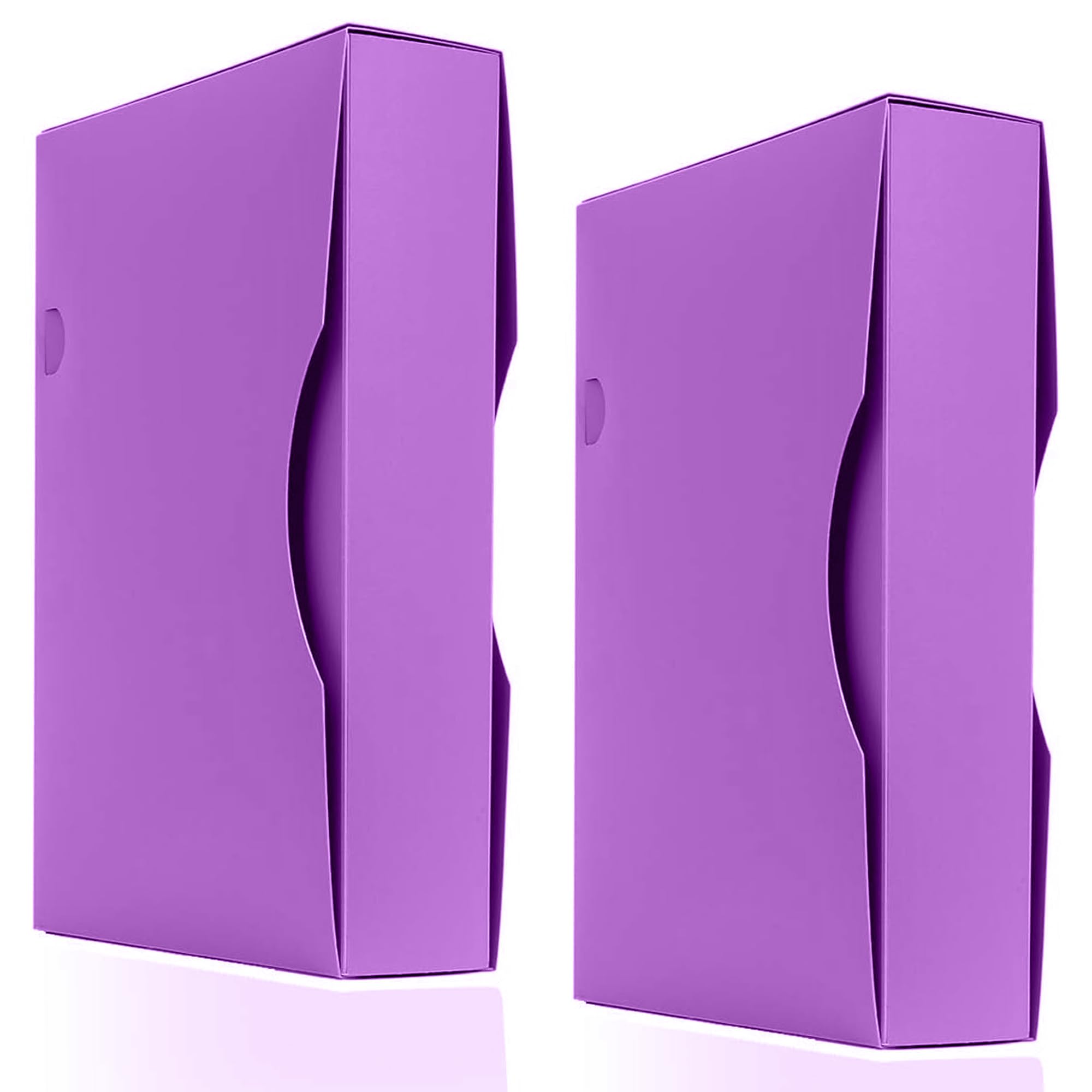 Arpan Purple A4 Display Book 150 Pockets – Flip File Storage Folder with Plastic Sleeves | Plastic Wallet Folder A4 Display Book for Documents, Reports, Artwork, Projects, 2 Pack