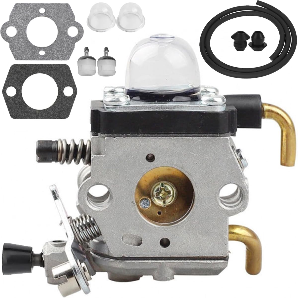 ZAMDOE Carburateur pour Stihl HS75, HS80, HS85 Taille-Haies débroussailleuse Moteurs Carburateur pour ZAMA C1Q-S42 et C1Q-S42C 4226 120 0604 Pièce de Rechange
