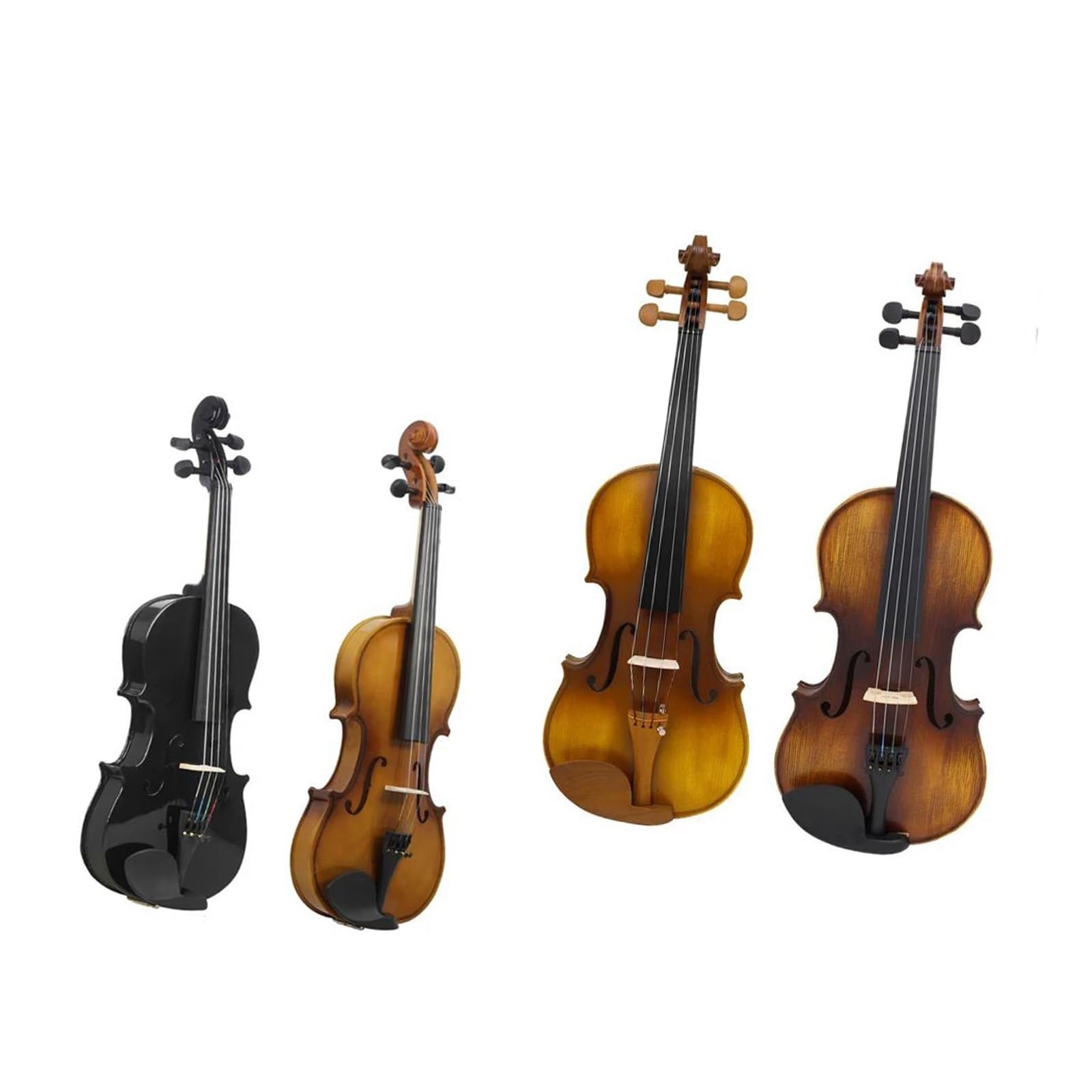 バイオリン 4/4サイズ エレキバイオリン ケース付き 弓弦付き 初心者