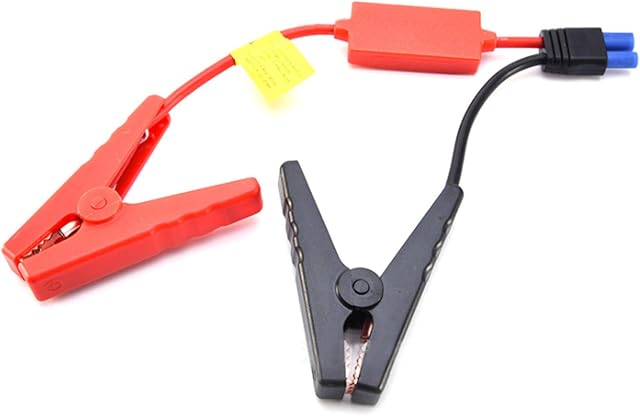 EC5 Booster Jumper Cables Automotive Replacement Jump Starter EC5 Connector Emergency Alligator Clip to EC5 Cable for 12V Portable Car Jump Starter