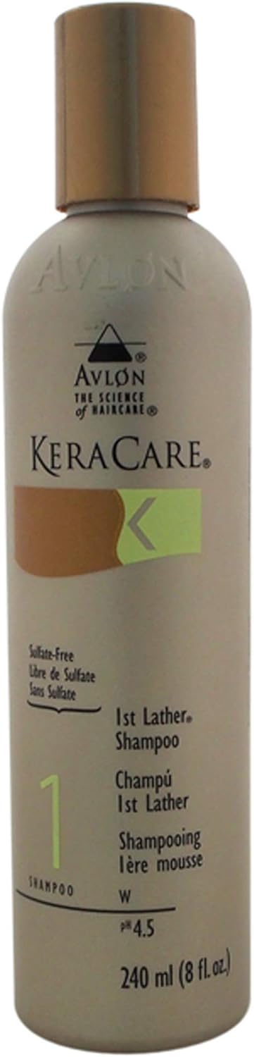 Keracare Avlon 1St Lather Shampoo(Sulfate-Free), 8Oz/240ML