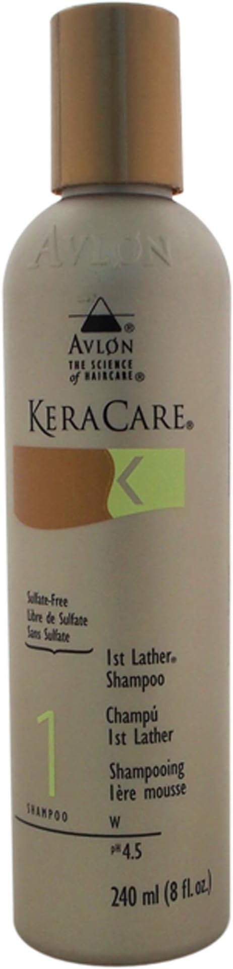 Avlon KeraCare 1st Lather Shampoo(Sulfate-Free), 8oz/240ml