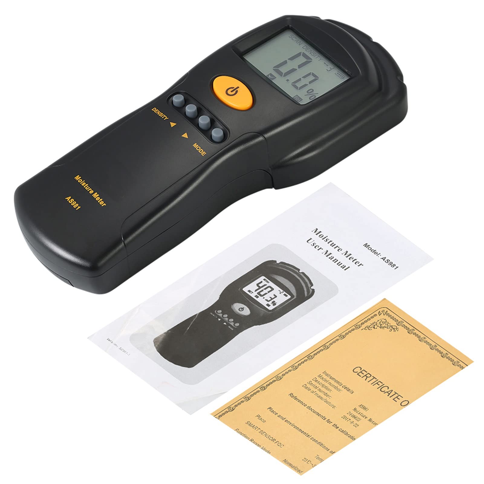 Czujnik z Przedłużoną Sondą LCD cyfrowy miernik wilgotności drewna mini tarcicy Miernik Detektor Tester zakres 2-70%