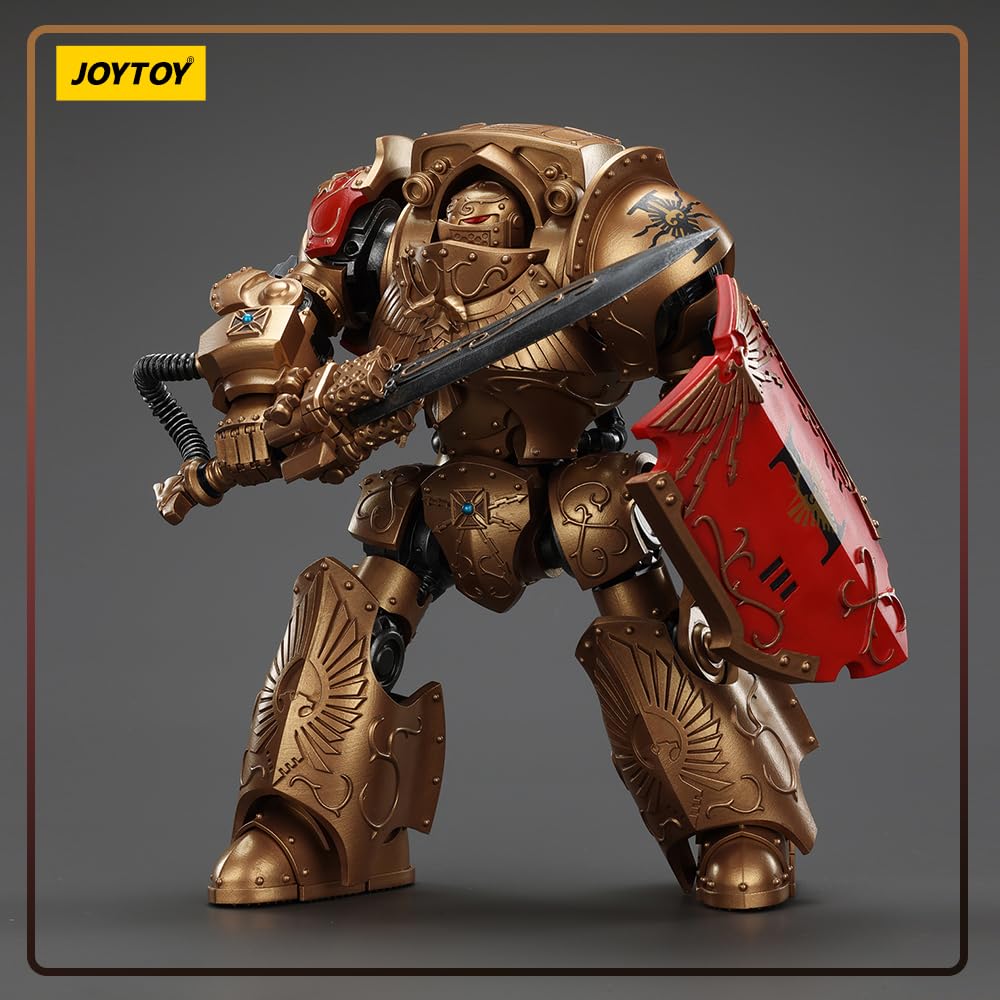 JOYTOY Warhammer 40k Legio Custodes, JT00805 Legio Custodes Contemptor-Galatus Dreadnought 1/18 Action figure Collect Model Kits - Image 4