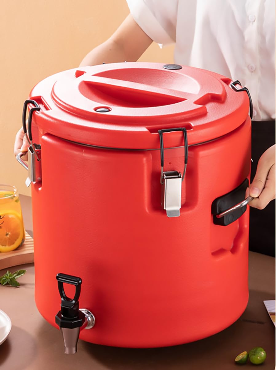 Distributore di acqua calda in acciaio inossidabile Urna Contenitore termico commerciale con rubinetto per ristoranti, caffè, zuppe e bevande, capacità 5 galloni e conveniente