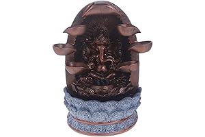 Ganesha Statue 6-Tier Indoor Tabletop Fountain