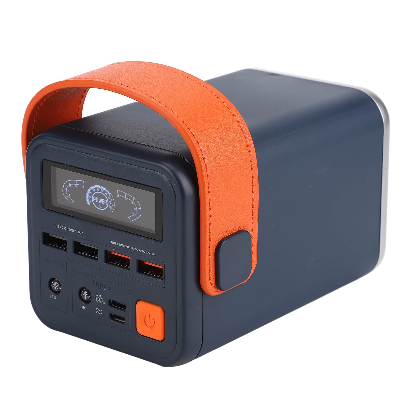 Centrale électrique Portable, Centrale électrique Extérieure en Métal avec Batterie de 60 000 MAh, Prend en Charge une Charge Rapide de 18 W pour le Camping et une Utilisation d'urgence (BLUE)