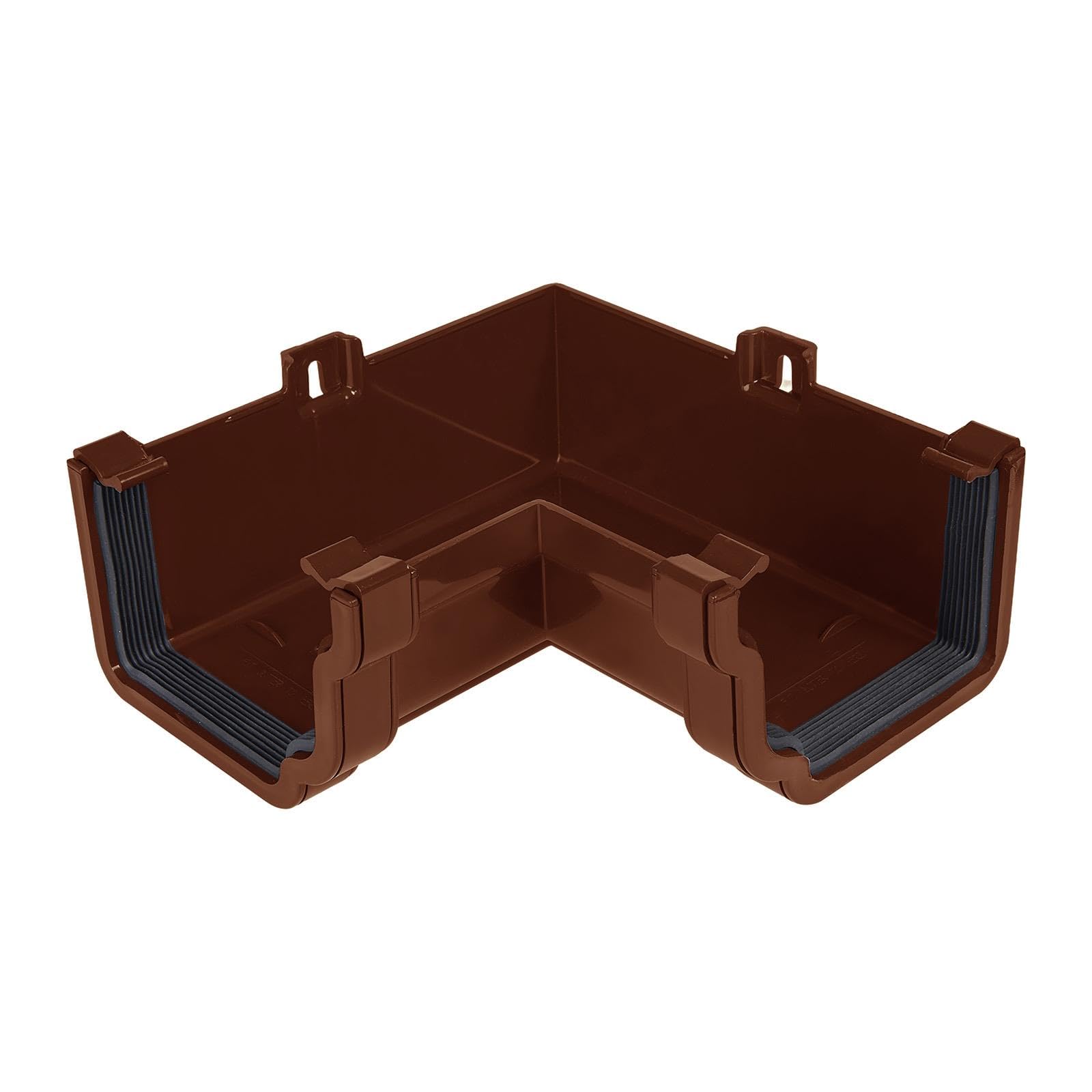 Truly Pvc Limited Brown Kayflow Ogee Gutter Internal 90° Corner