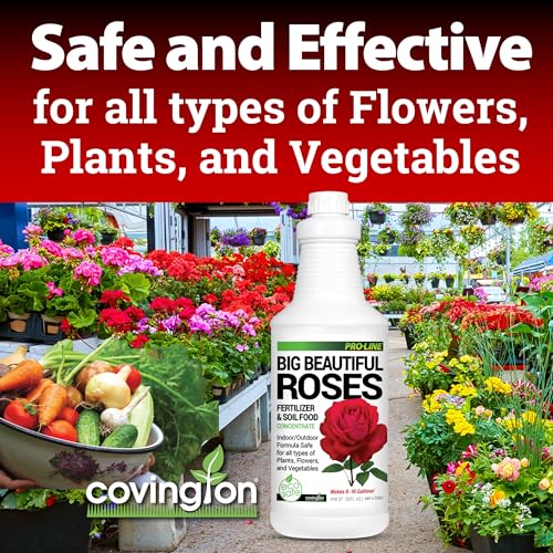 Fertilizante líquido para rosas Covington Naturals 32oz miniatura 4