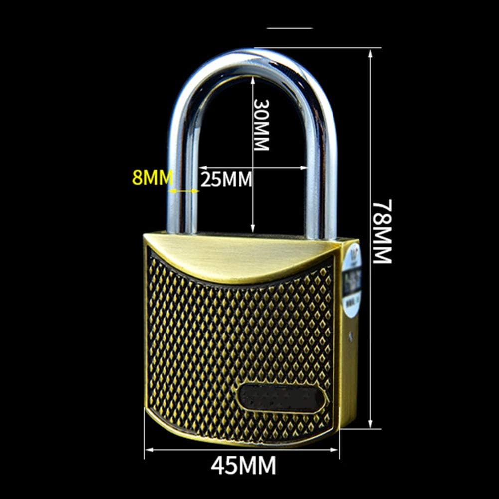Keyed Padlocks Key Padlock, Idling Lock Core, Waterproof, Rust-Proof and Anti-Theft Security Lock, Used for Warehouse Fence Storage Cabinet Door Lock, 3 Keys, 45x78mm