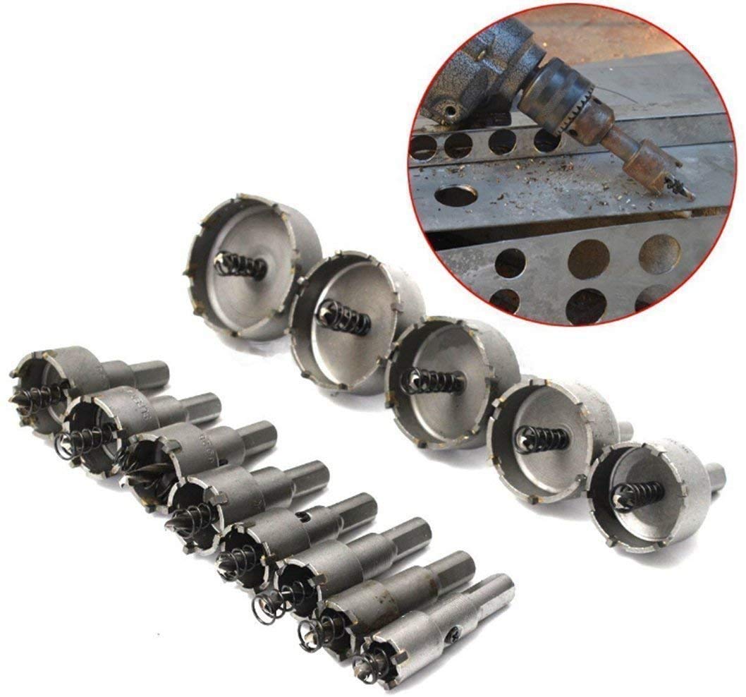 Juego de 13 brocas de perforación para sierra perforadora, avellanador cónico industrial, herramienta de biselado para trabajos de madera y metal, fresadora de biselado, broca de sierra