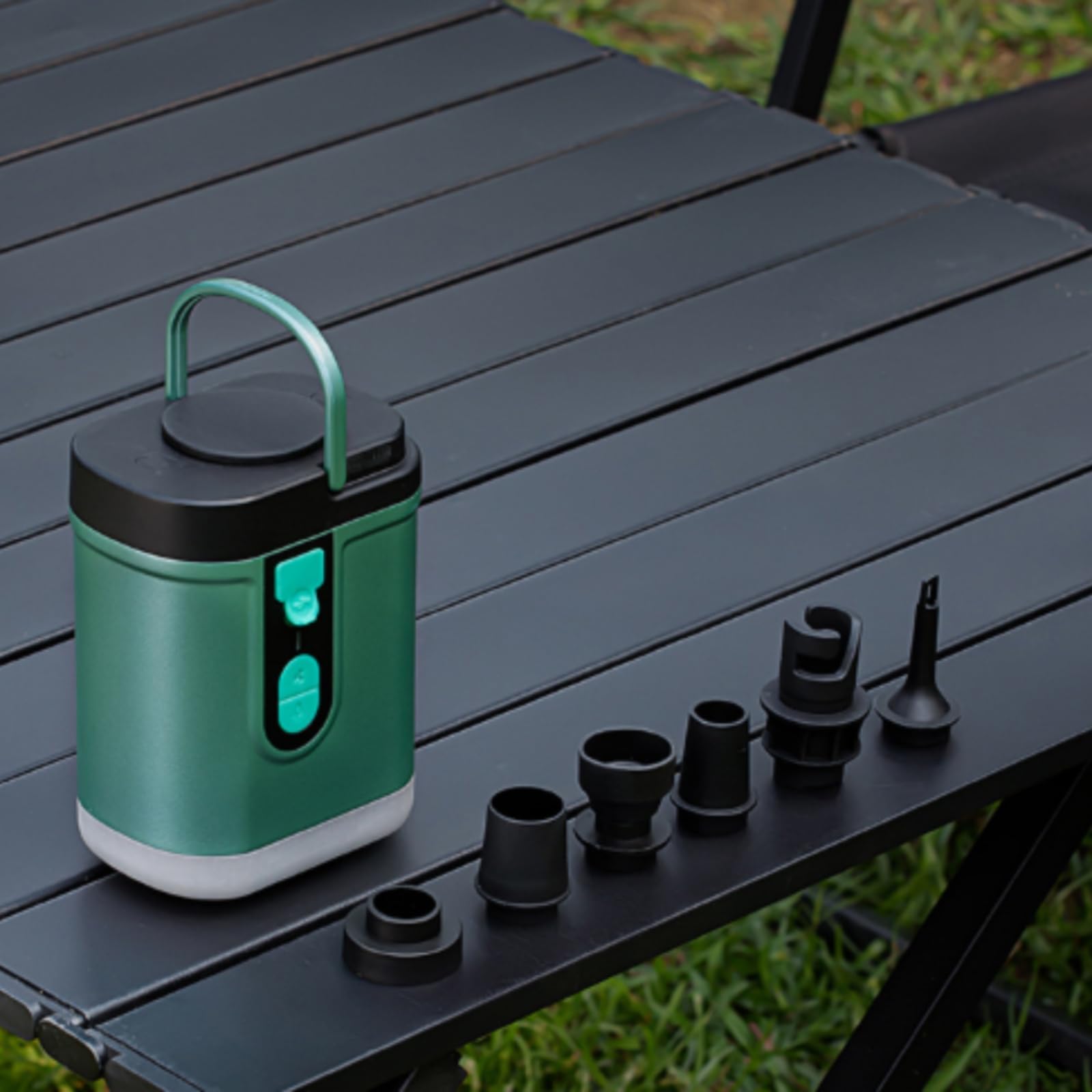 Pompe à Air Électrique Basse Pression Gonfleur Électrique Portable Compacte Pompe à Air avec Câble USB pour Campeurs