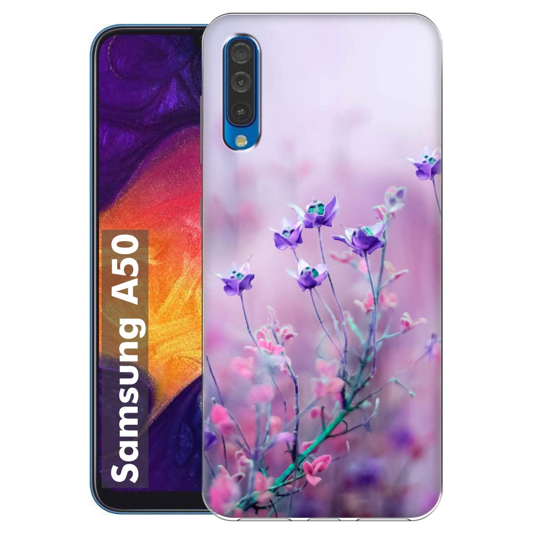 Fashionury PURPEL Flowers Soft Silicone Designer Printed Full Protection Printed Back Case Cover for Samsung Galaxy A50,A50s,A30s (B087D48N6F) Amazon Price History, Amazon Price Tracker