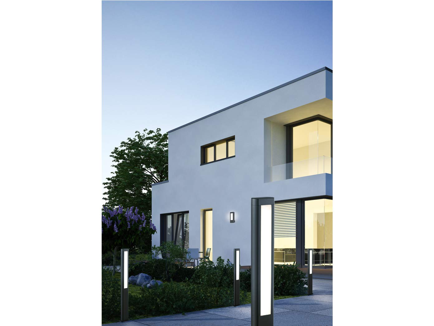 Trio Leuchten - Lampe d'extérieure 421660242 A+ - En aluminium, Aluminium, anthracite, Integriert 4.5W