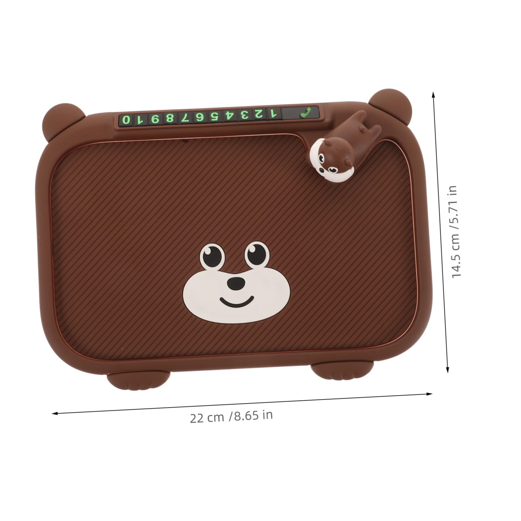 Alipis On Board Non Slip Mat Non Slip Phone Pad for Car Non Slip Dashboard Mat Car Dash Phone Holder Universal Car Dashboard Phone Holder Car Smartphone Wallet Stand Light Brown