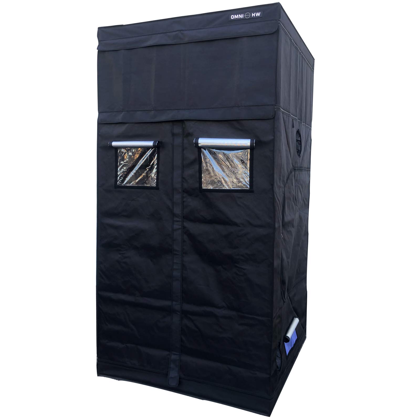 OMNIHW Extension Grow Tent 48 x 48 x 78 20 1680D Canvas Reflective Mylar Professional Indoor Heavy Duty