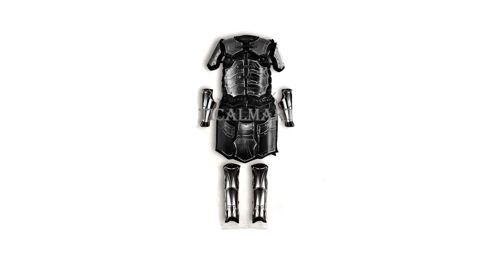 5040 ファフニル？ 鎖鎧セット ブラック 肩甲 アームガード付き Amazon.co.jp: NauticalMart ファフニ ル鎖鎧セット ブラック