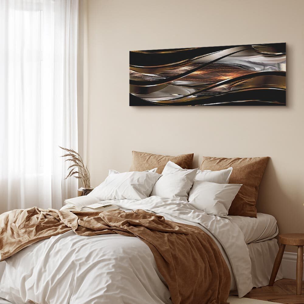 decomonkey Wandbilder Abstrakt 150x50 cm 1 Teilig Leinwandbilder Kunstdruck