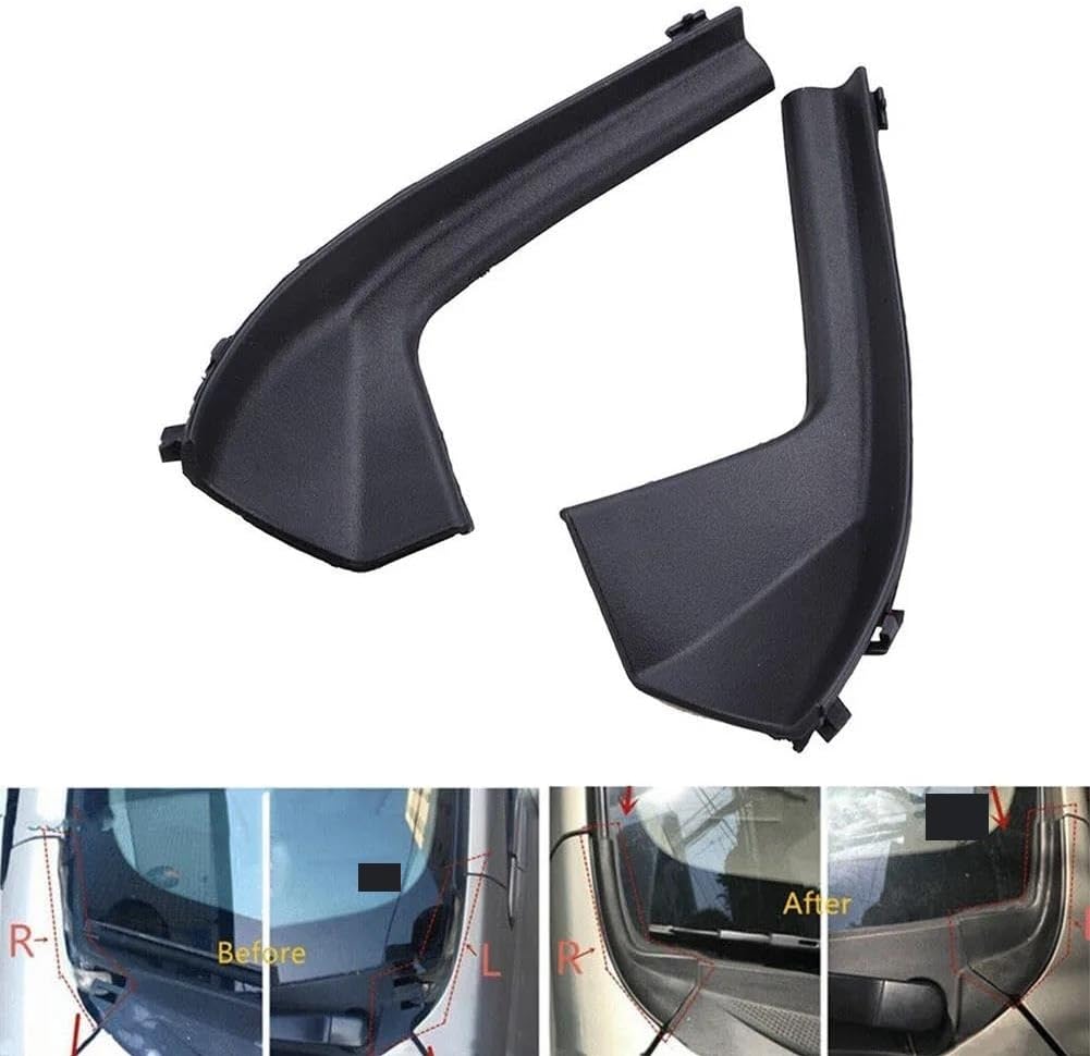 66895-ED50A for N&issan for Tiida 2005-2010 Car Water Deflector Cowl Plate Front Windshield Wiper Side Trim Cover 66894-ED500 Windshield Wrap Corner Trim
