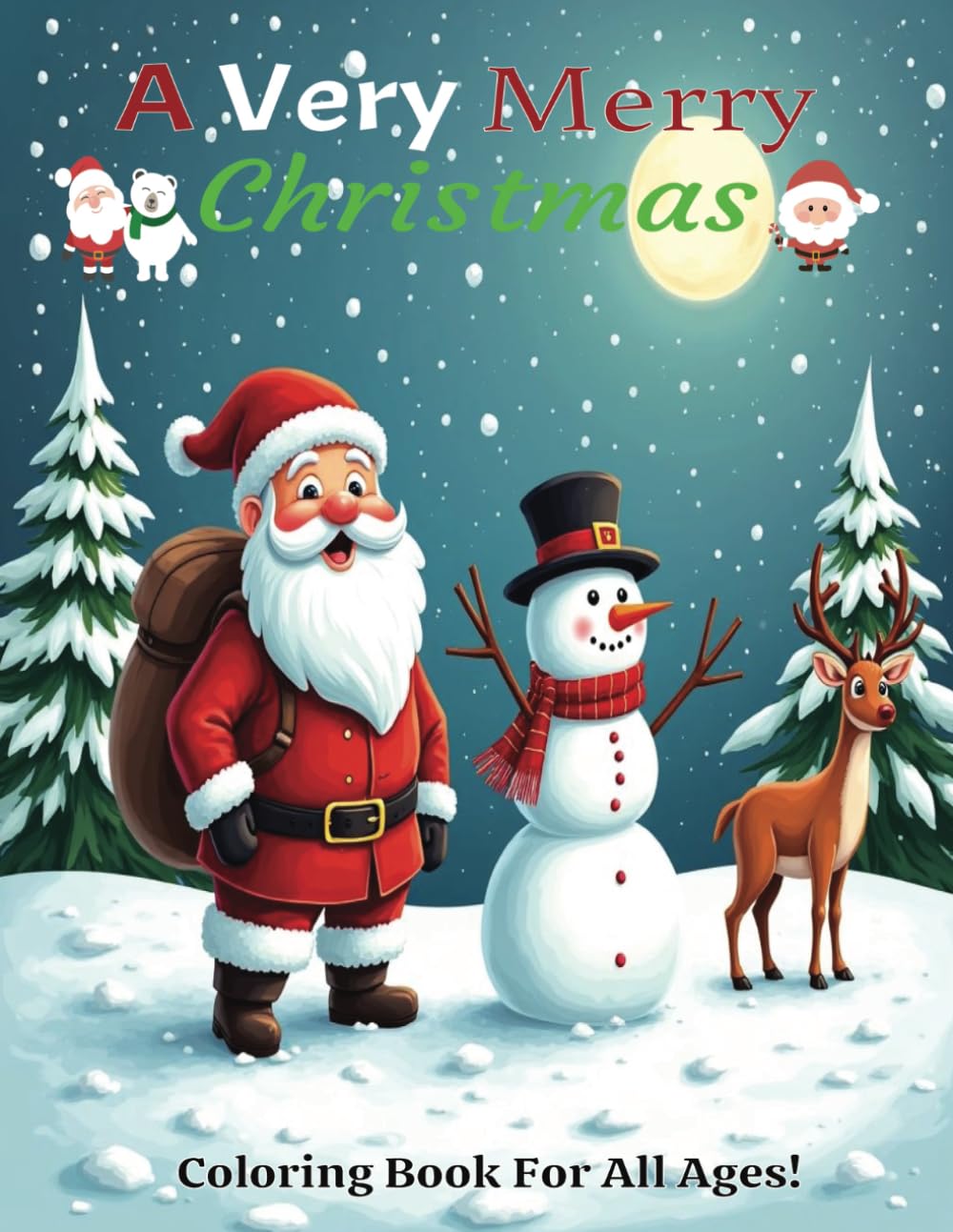 A Very Merry Christmas Children's Coloring Book