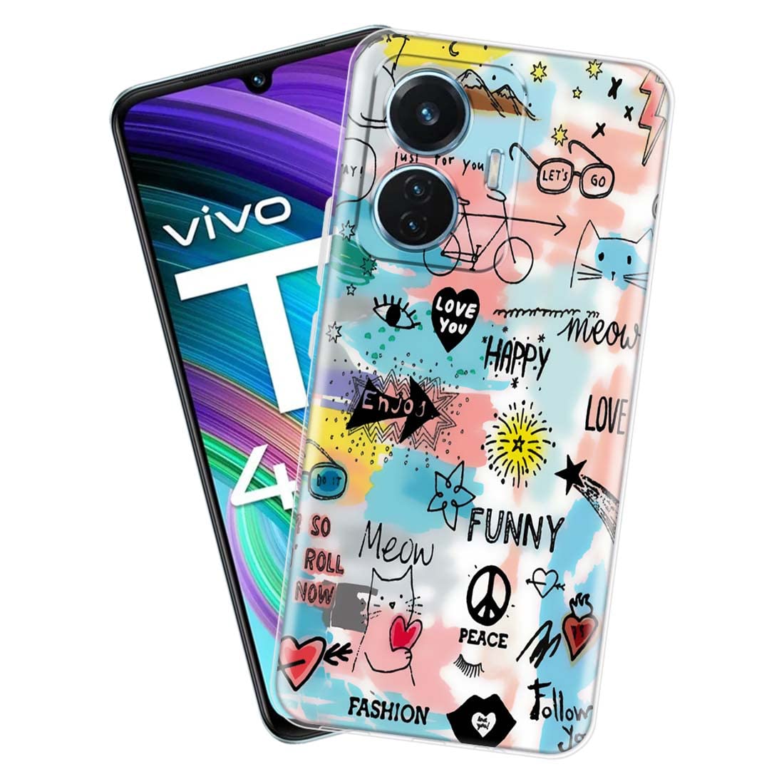 Fashionury Designer Case for iQOO Z6 44W / Vivo T1 44W Back Cover for iQOO Z6 44W / Vivo T1 44W Printed Back Cover for iQOO Z6 44W / Vivo T1 44W -D0154 (B0B4DVNNL6) Amazon Price History, Amazon Price Tracker