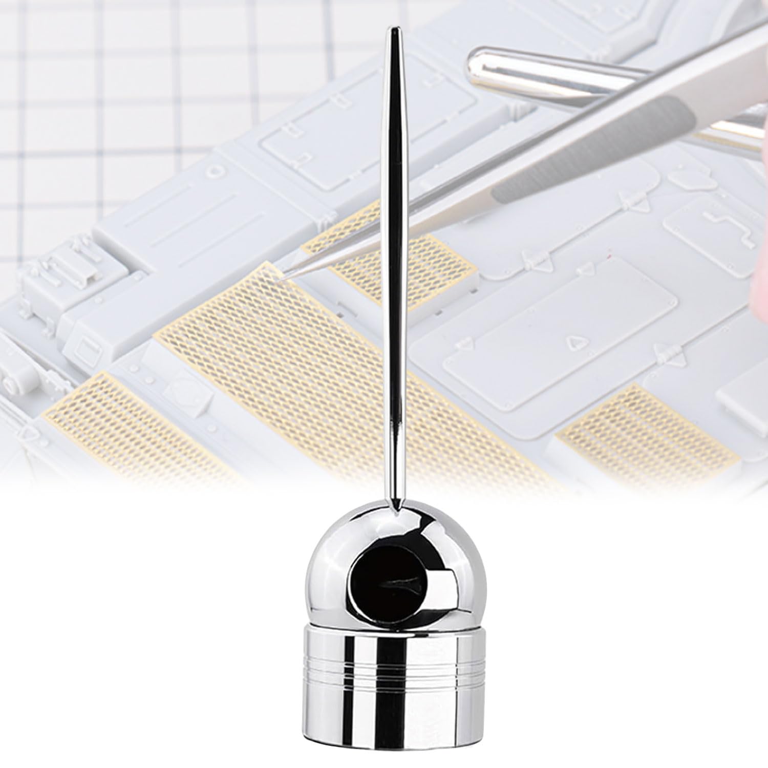 Precyzyjny stabilizator ręczny ze stali nierdzewnej, obrót w poziomie 360° i 210° w pionie, narzędzie zapobiegające wstrząsom do modelarstwa i klocków, zmniejsza drżenie dłoni