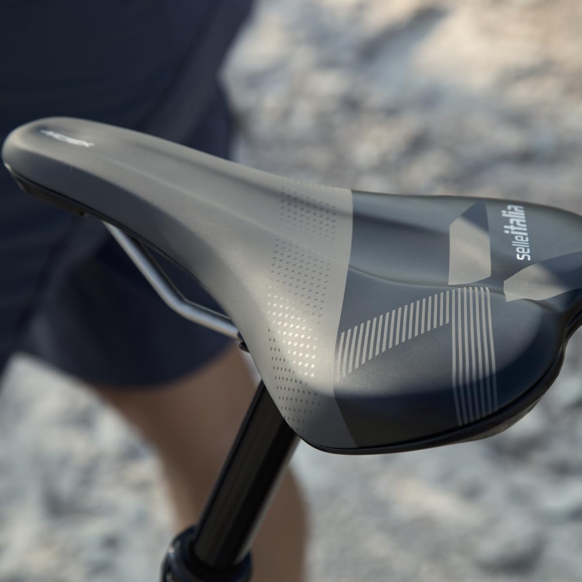 Selle Italia X-Bow TI 316 - Sella Bici Off-Road, Mountain Bike, eMtb, Bicicletta Fuoristrada, Ammortizzatori