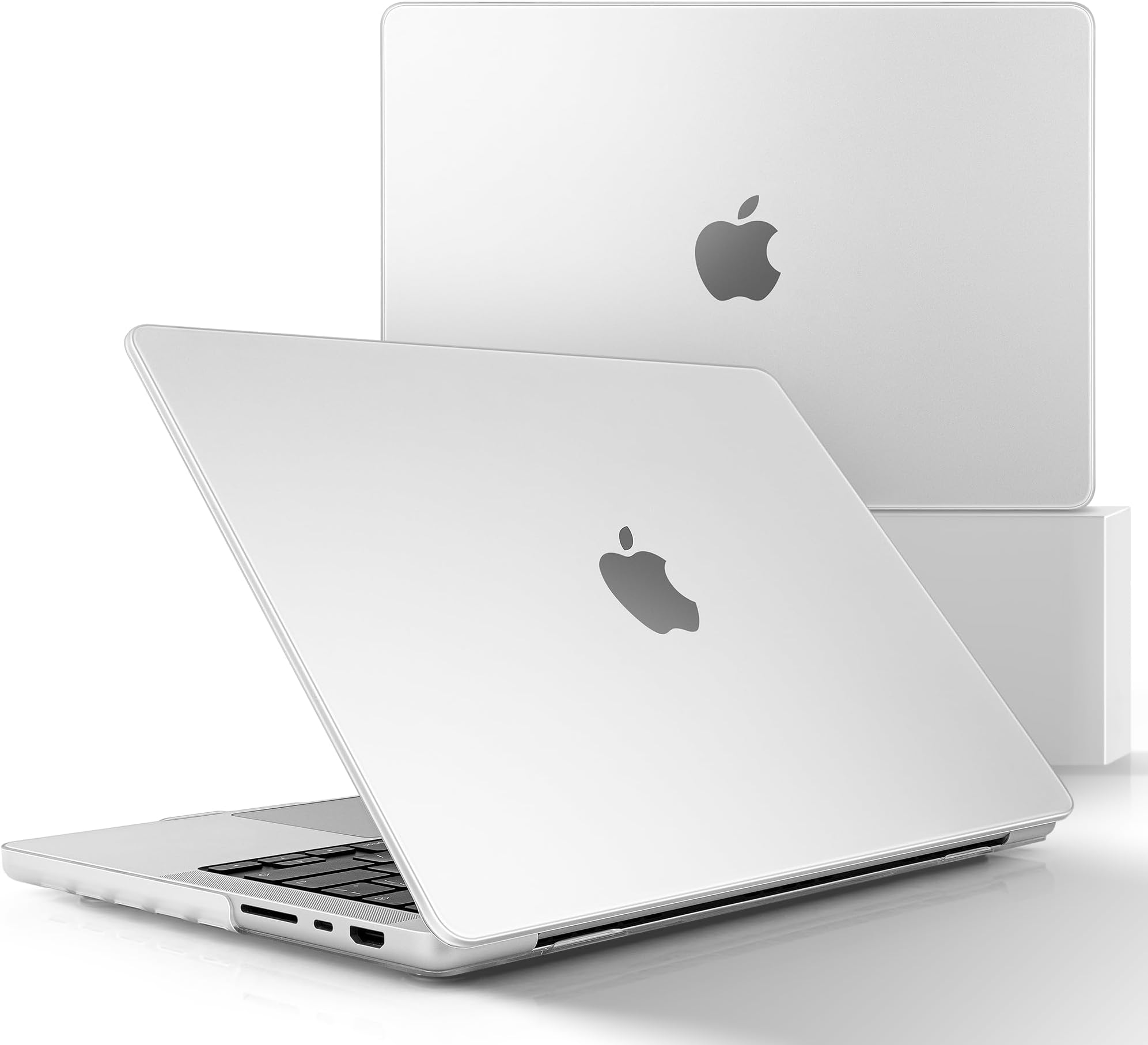 TECOOL Hoes voor MacBook Pro 16 inch M4 M3 M2 M1 Pro/Max 2021-2025 (A3403 A3186 A2991 A2780 A2485), Ultradunne Beschermende Hard Shell Case en Toetsenbordhoes (EU), Zwart