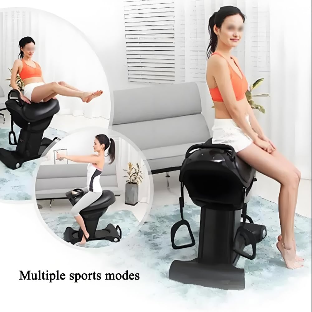 Elektryczna maszyna do jazdy konnej do użytku w pomieszczeniach, sprzęt fitness brzucha i nóg, trening aerobowy, nośność 150 kg, wzmocnienie rdzenia i dolnej części ciała