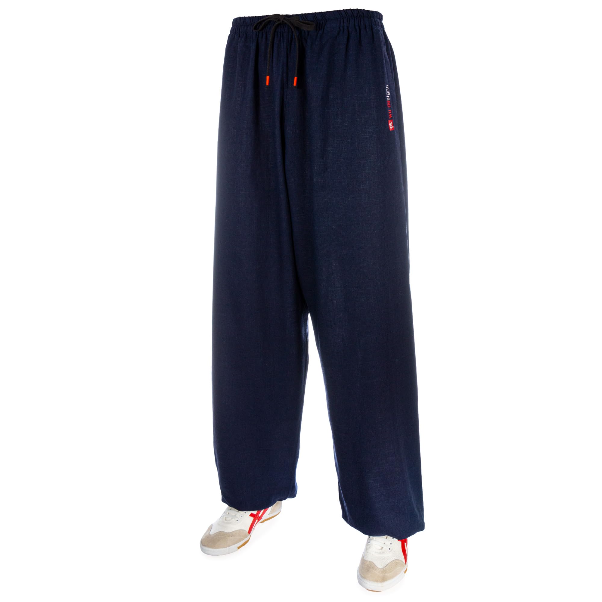 Kung Fu Tai Chi Leinen Trainingshose Mittel