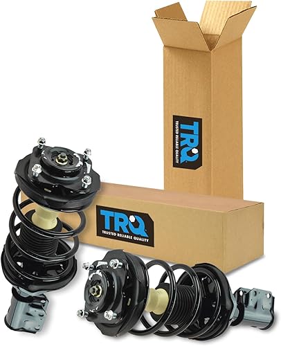 Miniatura 236 de TRQ - Conjunto de puntal delantero y resorte helicoidal (lados del conductor y del pasajero), para auto