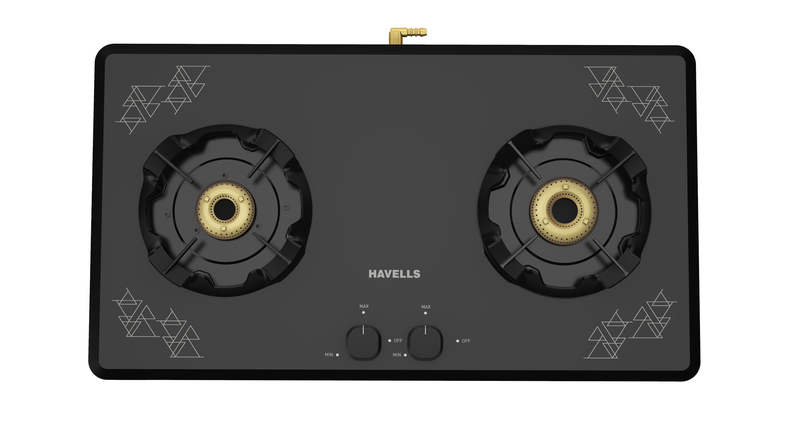 Havells Nucleus Toughened Glass-Top 2 Brass Burner LPG Gas Stove | Removable Drip Tray | Soft Touch, Ergonomically Designed Knobs | 2 Years Comprehensive Warranty (Black)-image-41