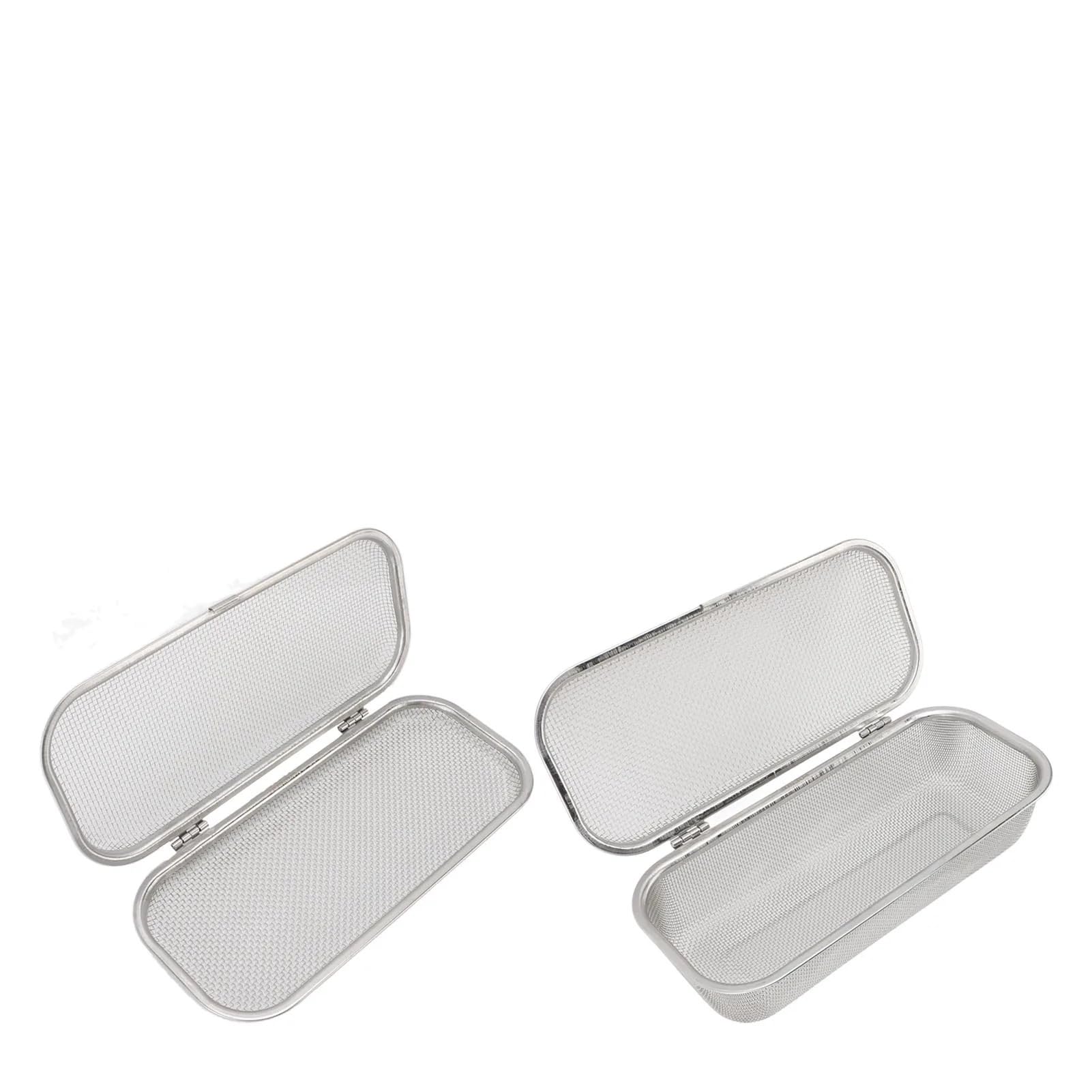 Compatible con cestas for cubiertos de artículos pequeños de lavavajillas | Diseño de drenaje de malla, forma rectangular.(L)
