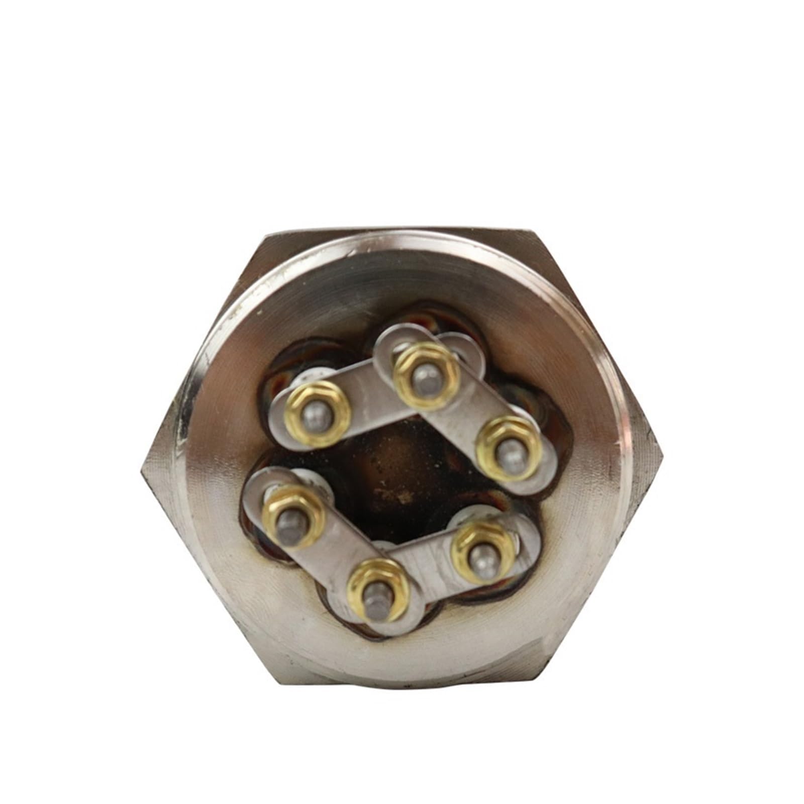 VNJUGF Elemento riscaldante for Acqua in Acciaio Inossidabile DN32 1 1/4" Resistenza riscaldante elettrica 220V 3kw/3.75kw/4.5kw/6kw/9kw wanglan(Heater Only,220V 380V_3.75KW)
