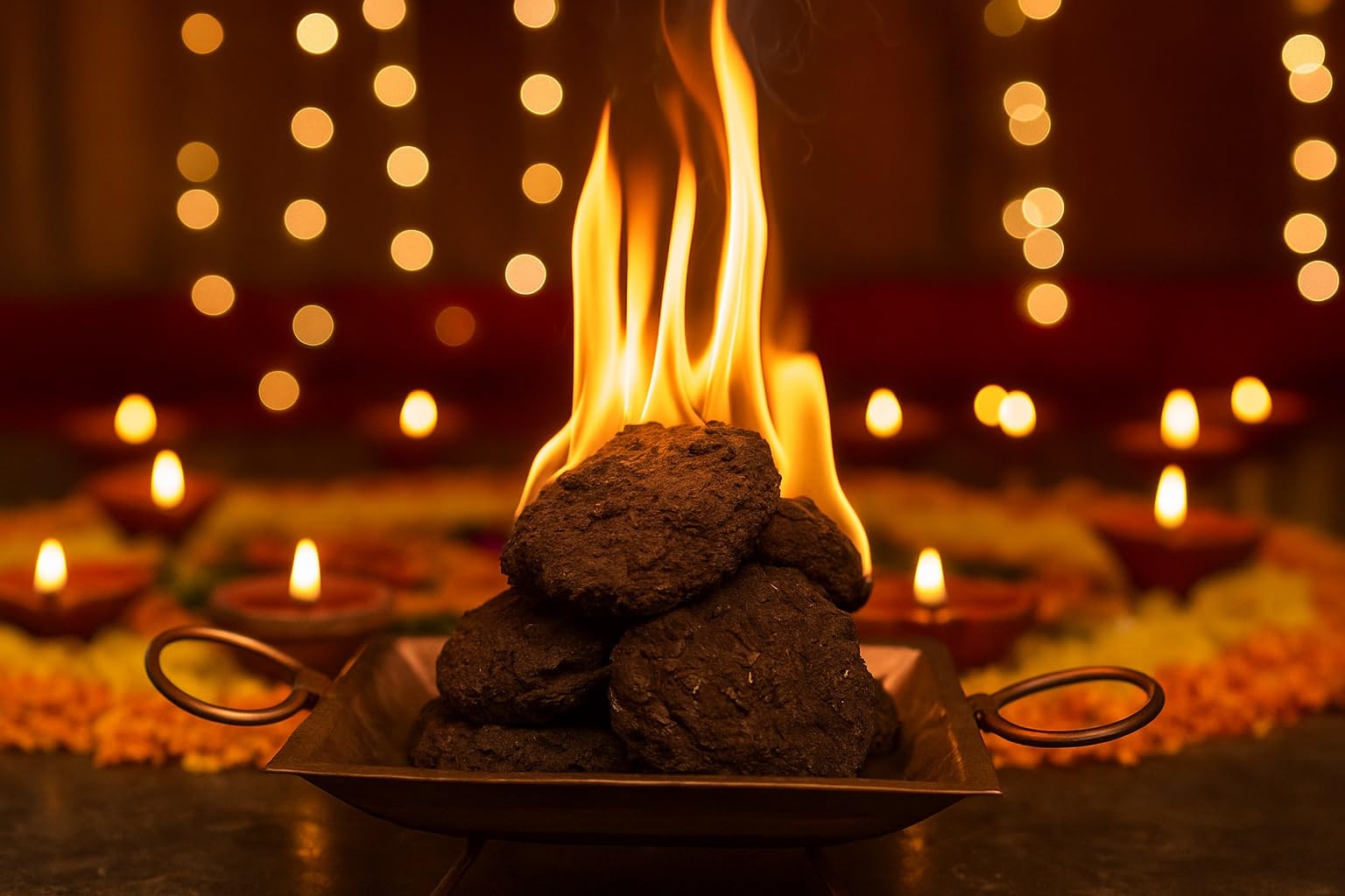 Zestaw Copper Havan Kund Mini Pyramid Agnihotra akcesoria do hinduskiej pooji miniaturowa piramida hinduskie rytuały ślubne miedziana piramida Havan Samagri do Hawan