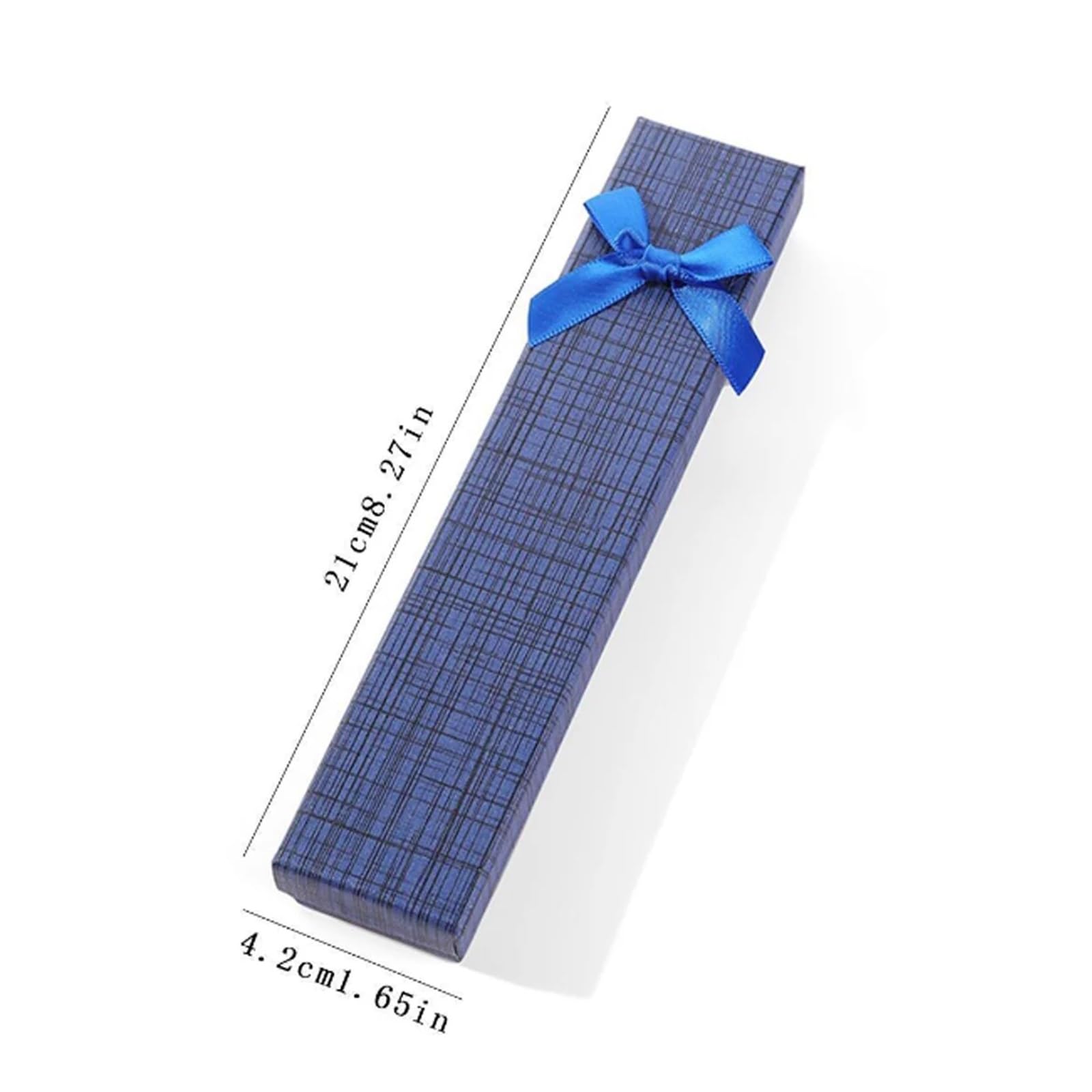 Qvorlth Piccole scatole regalo rettangolari per gioielli, 6 pezzi, con decorazione a fiocco e nodo, per confezionare collane e bracciali (rosa)