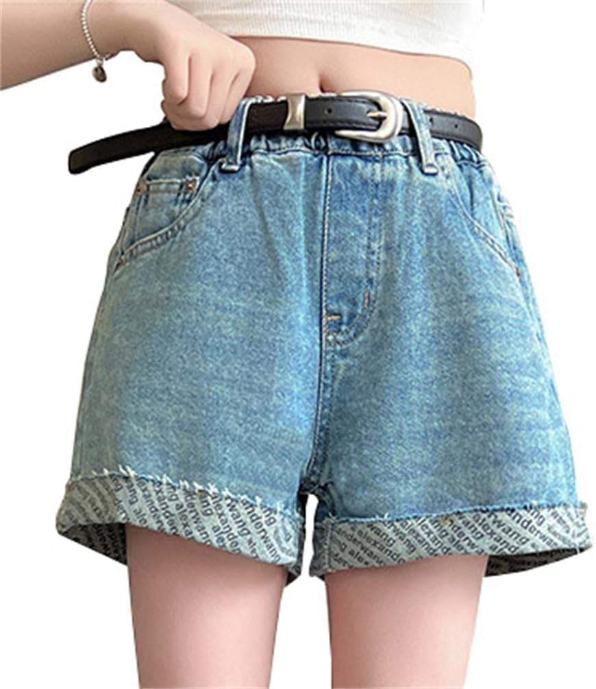 Amazon | [BLZXIAN] 女の子 短パン デニム 夏 ショートパンツ
