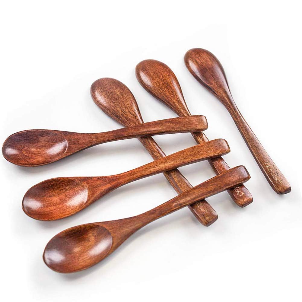 Woodilla Wooden Masala Spoon for Small Containers, Handmade Wooden Spoon for Tea, Coffee, Sugar, Condiments & Spices, Set of 6 (B0DFGVRZ9B) Amazon Price History, Amazon Price Tracker