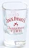 Jack Daniel Tennessee Fire Shot Glass Square Base Heavy Duty Shot Glass
