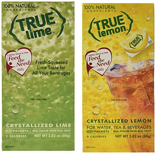 True Lemon & True Lime Bulk Dispenser Packets, 100 Count (Pack of...