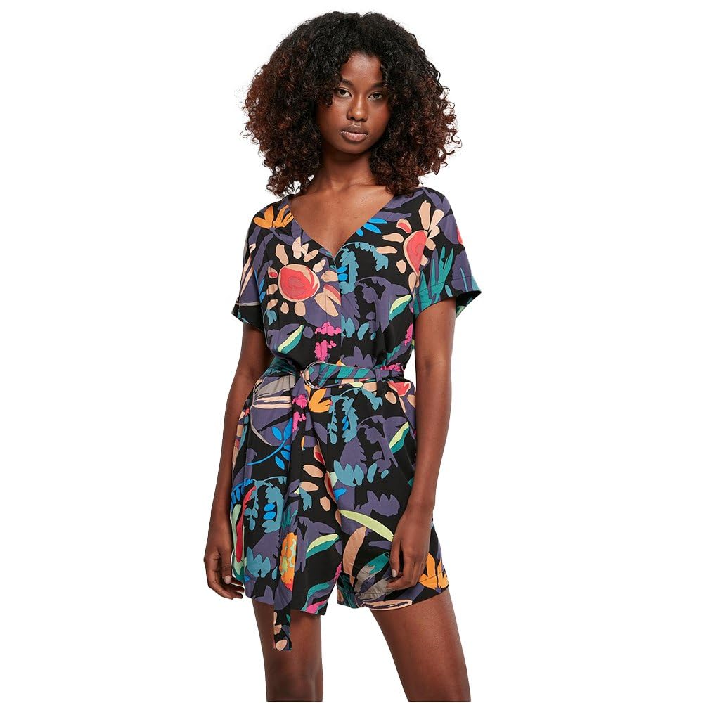 Urban Classics Jumpsuit – Kurzer Damen-Einteiler mit Gürtel